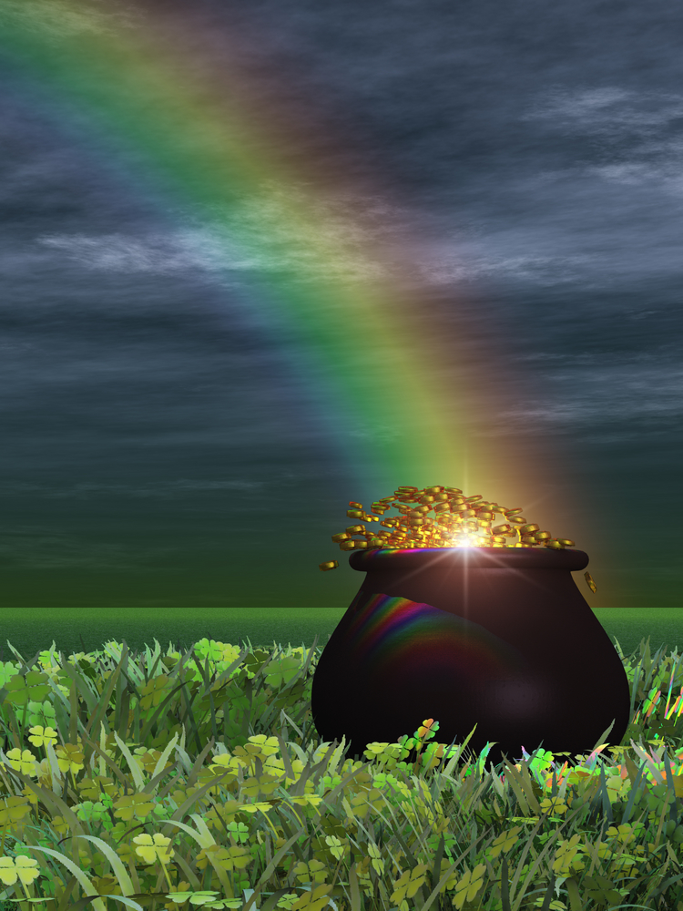 pot of gold at the end of the rainbow