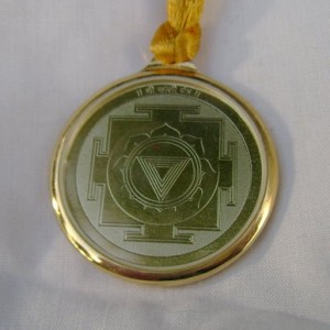 Kali Yantra Locket used as an amulet